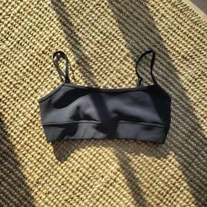 Adam Selman‎ Sport Black Ribbed Sports Bra